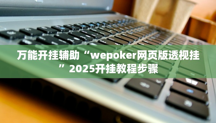 万能开挂辅助“wepoker网页版透视挂”2025开挂教程步骤
