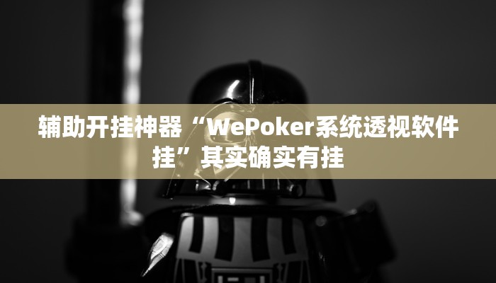 辅助开挂神器“WePoker系统透视软件挂”其实确实有挂