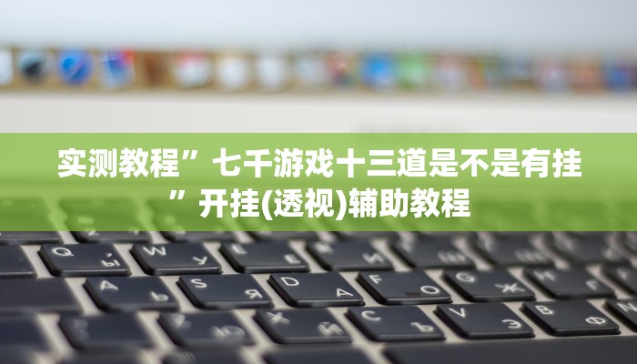 实测教程”七千游戏十三道是不是有挂”开挂(透视)辅助教程 实测教程”七千游戏十三道是不是有挂”开挂(透视)辅助教程