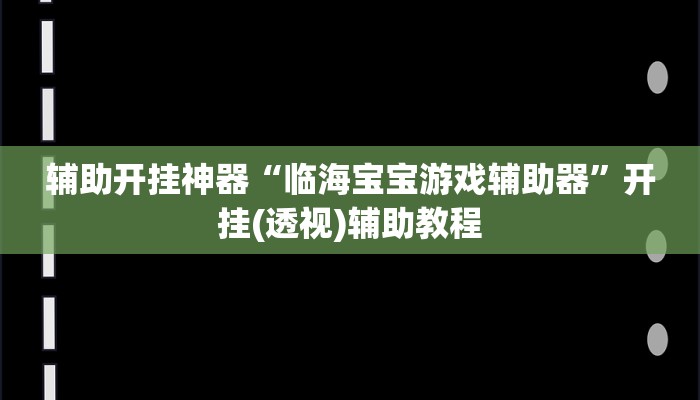 辅助开挂神器“临海宝宝游戏辅助器”开挂(透视)辅助教程 辅助开挂神器“临海宝宝游戏辅助器”开挂(透视)辅助教程