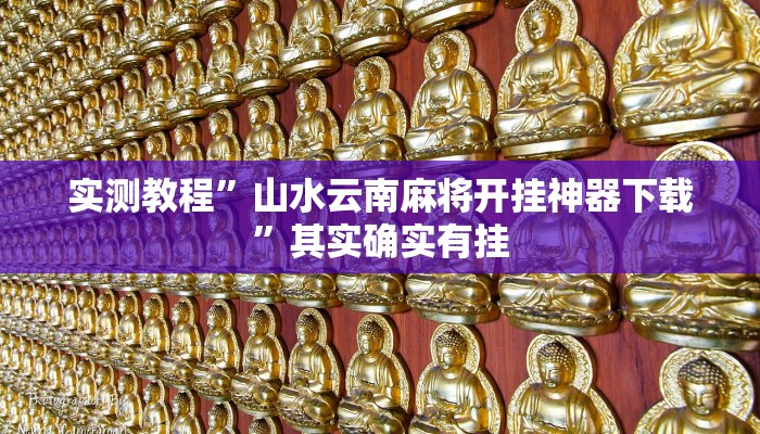 实测教程”山水云南麻将开挂神器下载”其实确实有挂 实测教程”山水云南麻将开挂神器下载”其实确实有挂