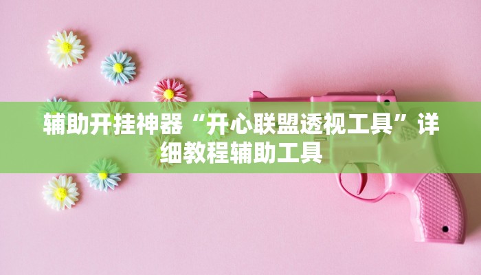 辅助开挂神器“开心联盟透视工具”详细教程辅助工具