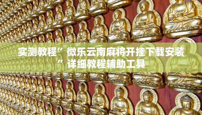 实测教程”微乐云南麻将开挂下载安装”详细教程辅助工具