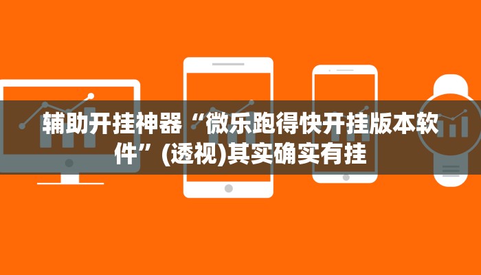 辅助开挂神器“微乐跑得快开挂版本软件”(透视)其实确实有挂