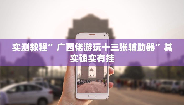实测教程”广西佬游玩十三张辅助器”其实确实有挂